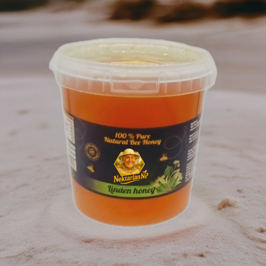 100%PUŔE LINDEN HONEY 1.5 kg.