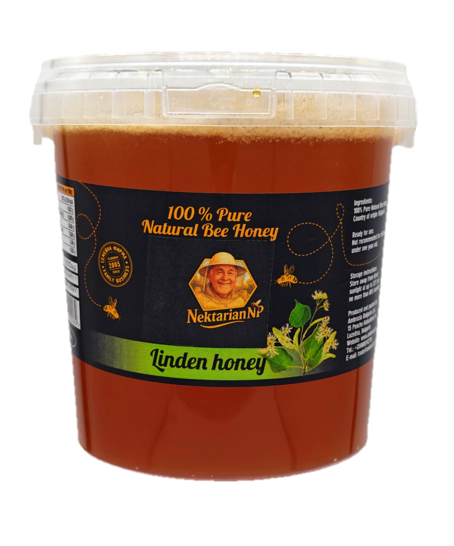 100% PURE ORGANIC HONEY 3kg. MIXED( 1 kg lavender,Polifloral linden honey