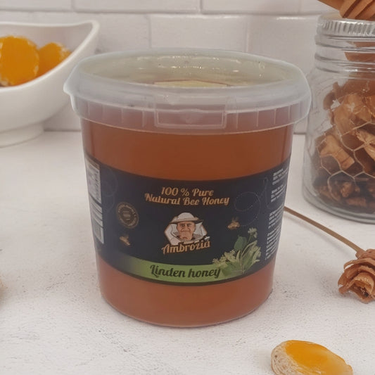 100% PURE RUNNY LINDEN HONEY 1,5 KG