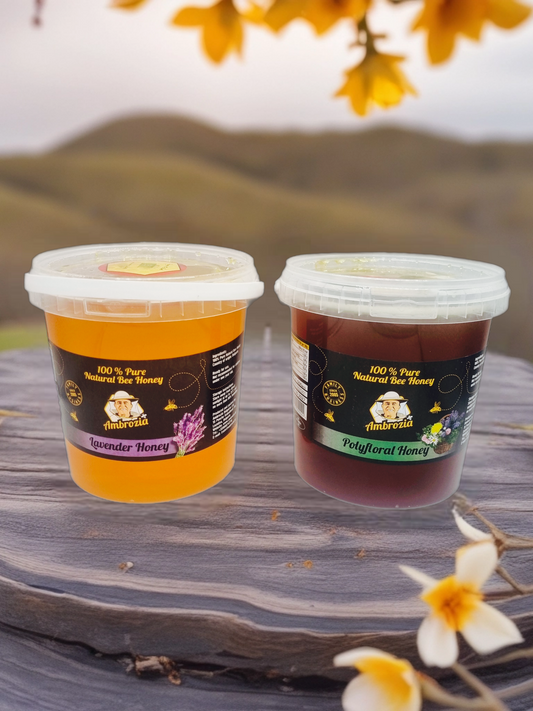 100% PURE ORGANIC HONEY 3KG MIX./1.5KH POLIFLOR,1.5KG LAVENDER /