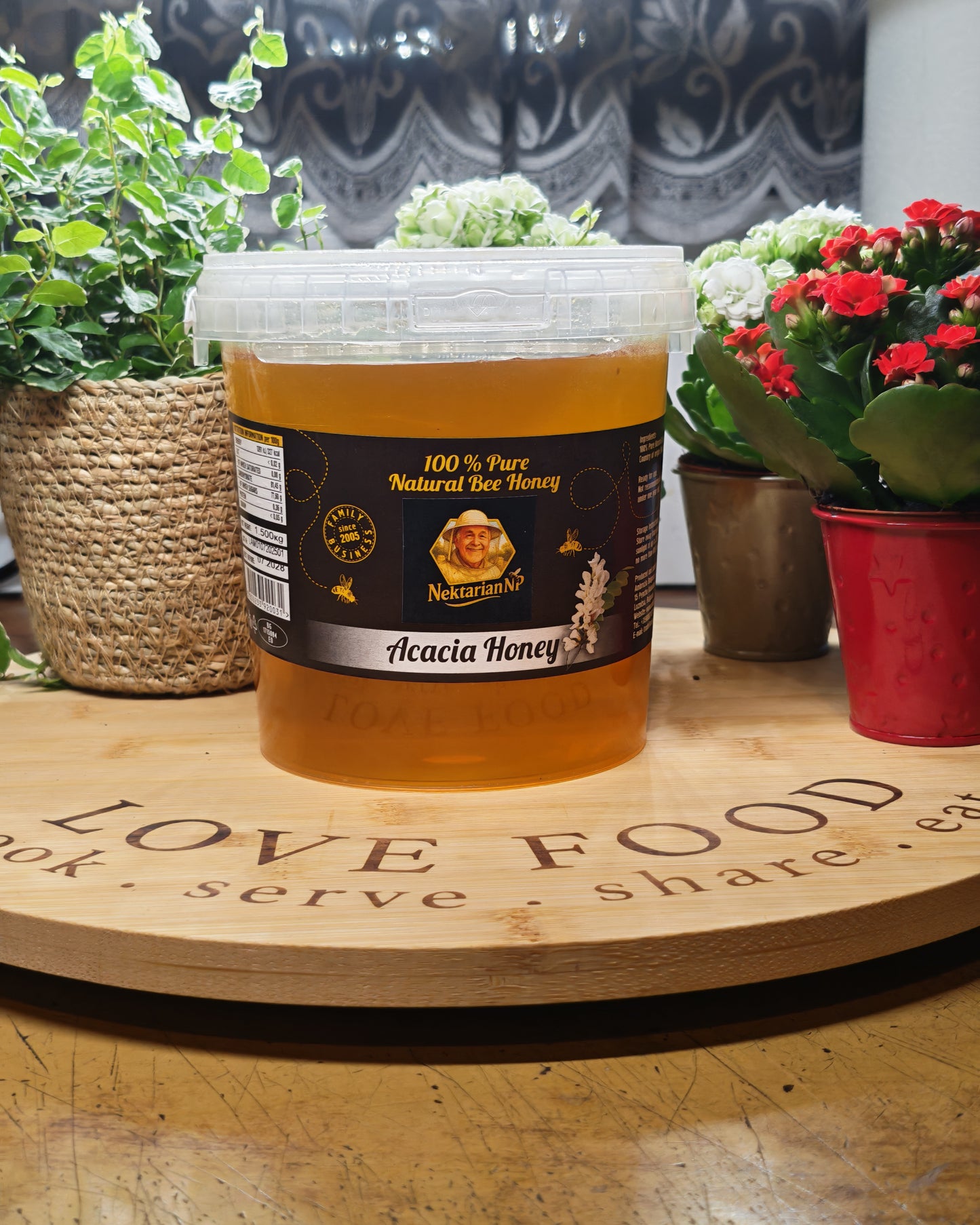 100% Pure Acacia Honey 1.5 kg