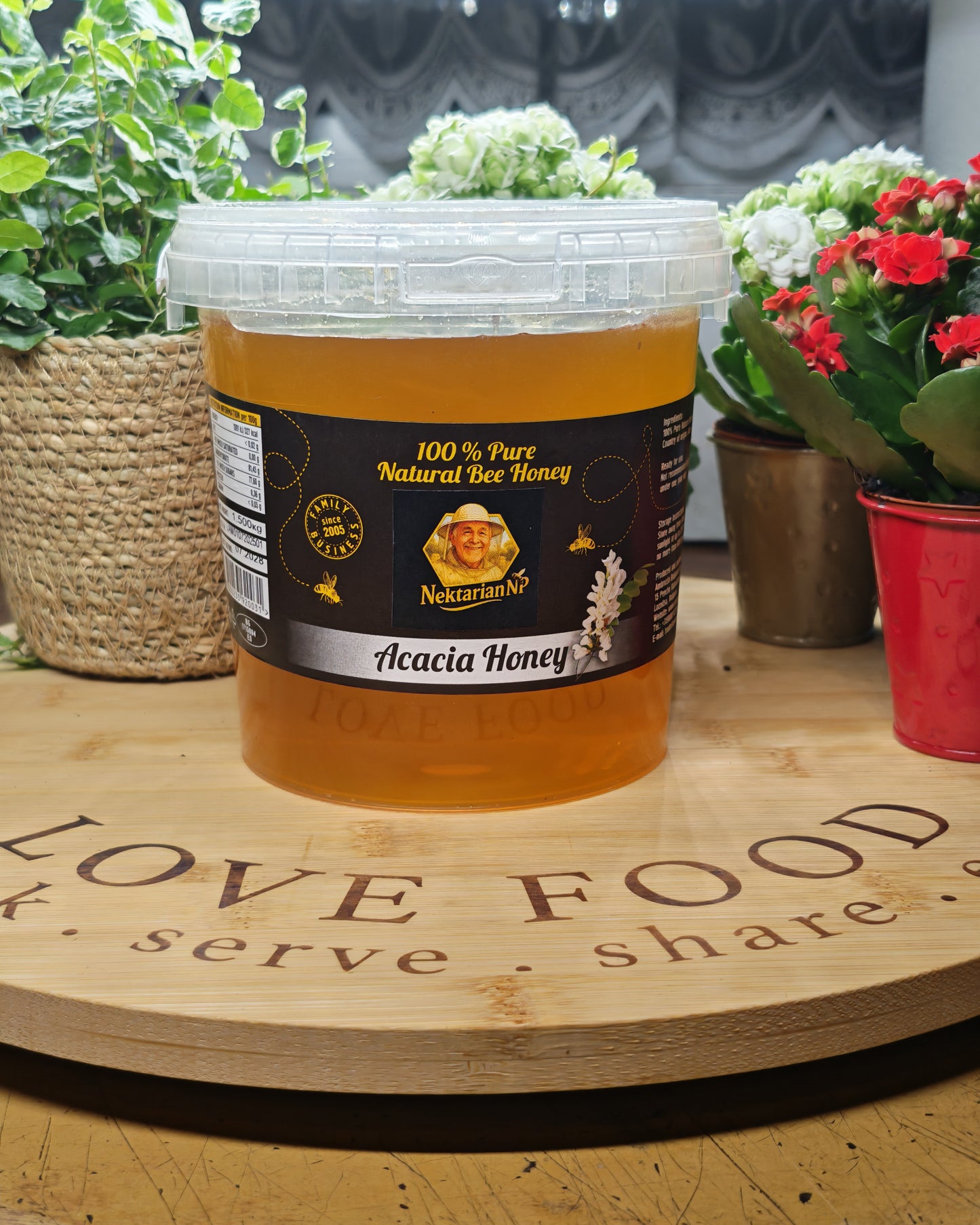 100% Pure Acacia Honey 1.5 kg