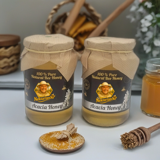 ACACIA HONEY 3 KG.( 2 x 0.5kg.) NEW HARVEST 2025