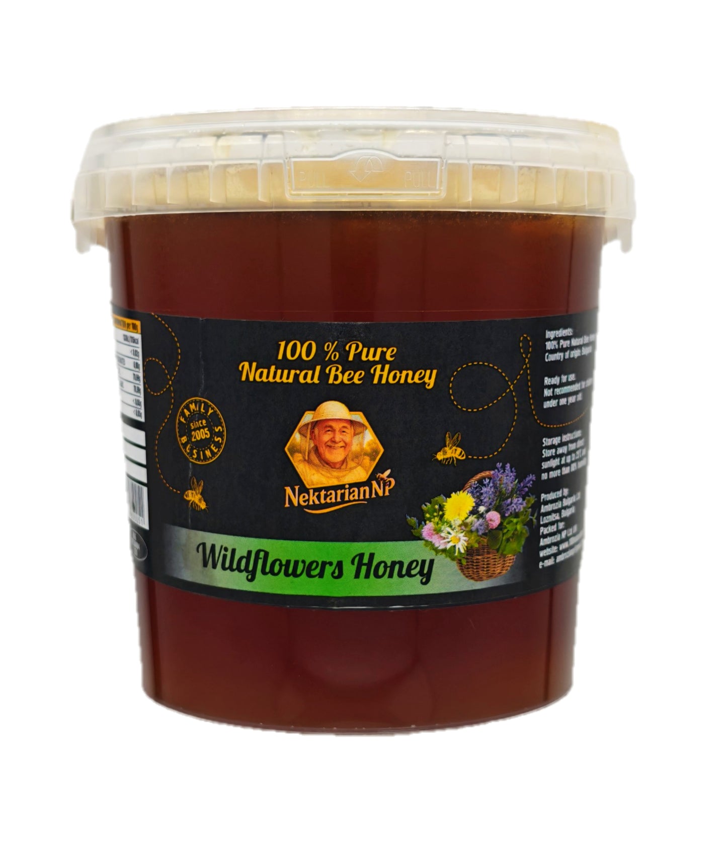 100% PURE ORGANIC Forest HONEY 1kg. New harvest 2025